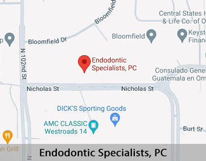 Map image for How an Endodontist Saves Teeth in Omaha, NE